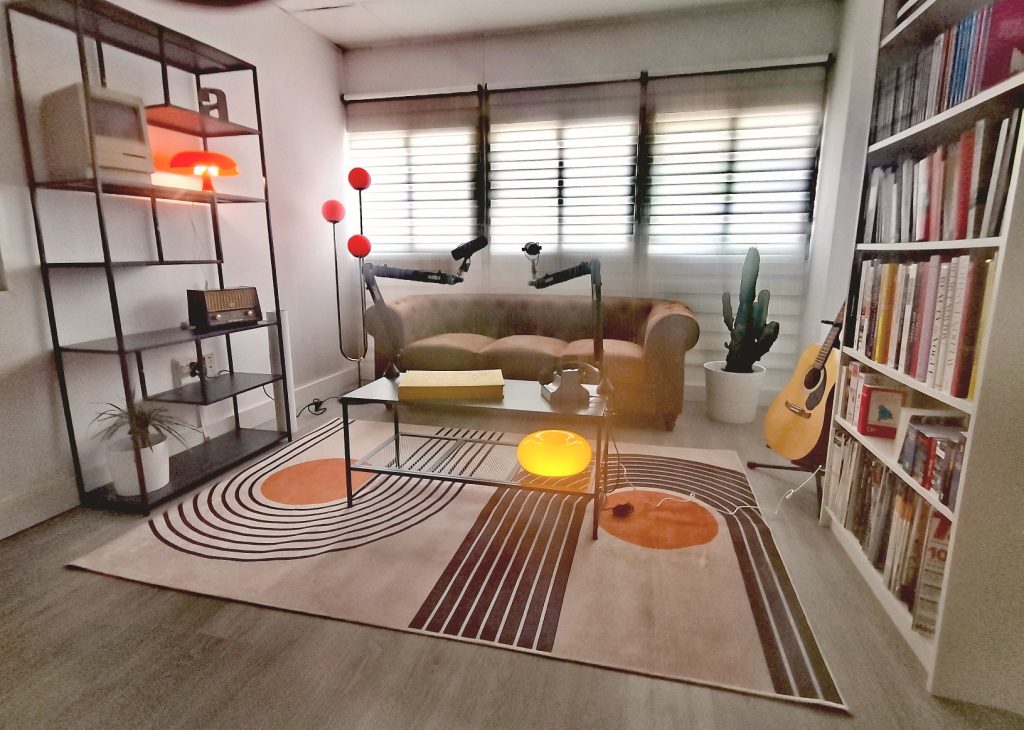 Sala de estar acogedora moderna