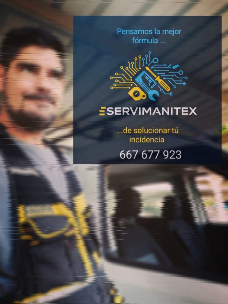 Técnico de servicio en acción